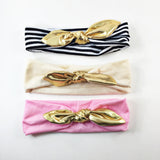 Karen- Gold Knotted Headbands