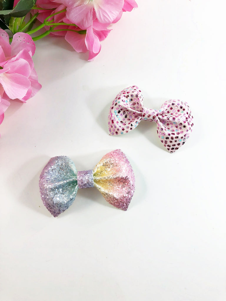 Pink Sparkle Bow