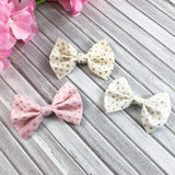 Polka Dot Furry bows