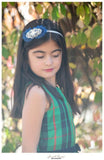 Ariana- Rhinestone Shabby Hard Headband
