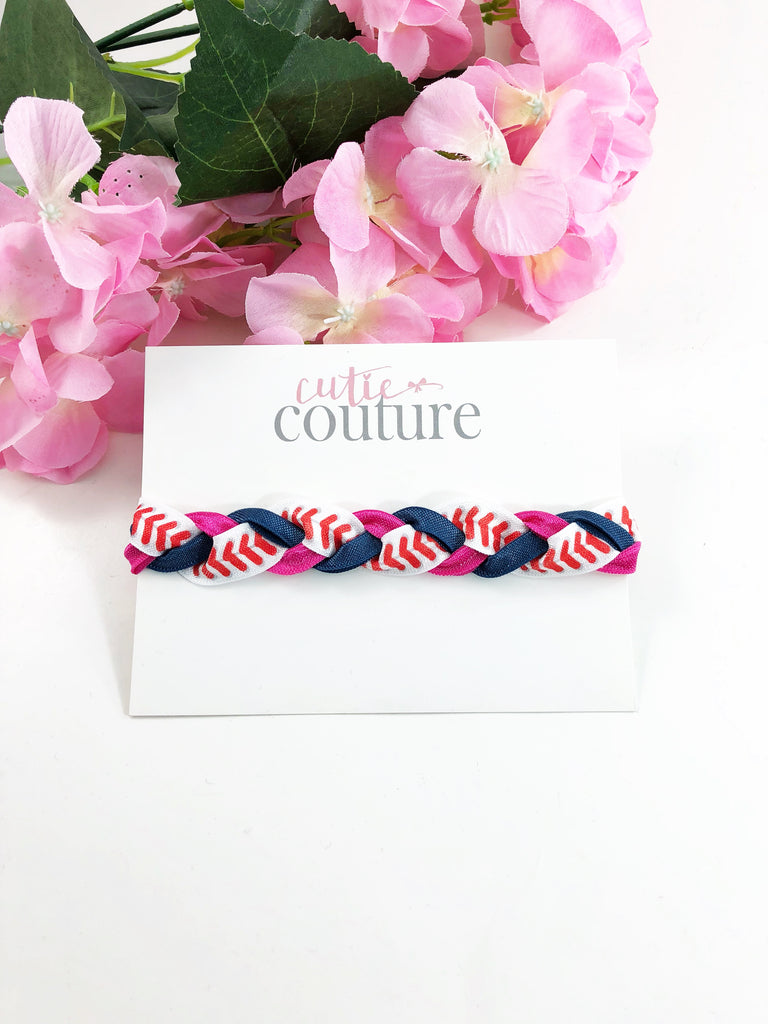Baseball Braided Headbands-Pick Your Favorite Team