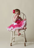 Penelope- Hot Pink and Gold Headband