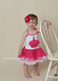 Penelope- Hot Pink and Gold Headband