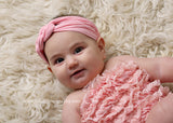 Karen- Pink Knotted Nylon Headband