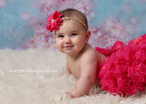 Penelope- Hot Pink and Gold Headband