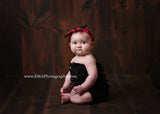 Karen- Red and black plaid knotted headband