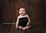 Karen- Red and black plaid knotted headband
