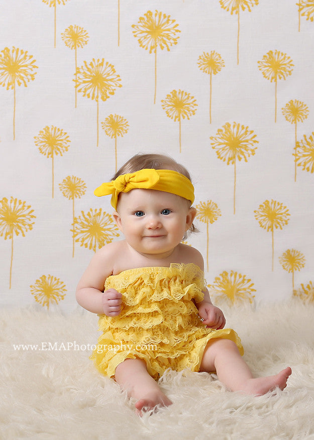Karen- Yellow Knotted Headband