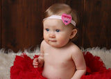 Mommy Loves Me Heart Clips or Headband