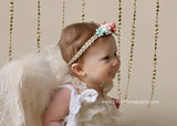 Valentina-Coral, Cream and Mint Headband
