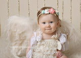Valentina-Coral, Cream and Mint Headband