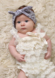 Karen- Gray Aztec Knotted Headband