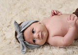 Karen- Gray Knotted Headband