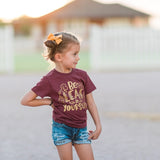 Leather Myah Bow- Mustard