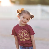 Leather Myah Bow- Mustard