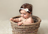  Ivory Petite Baby Headband