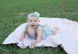 Sydney- Baby Blue with pearls