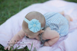 Sydney- Baby Blue with pearls