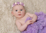 Mommy and Me- Pink and Purple on Silver Headband