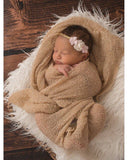 Grace- Pink white and gold headband