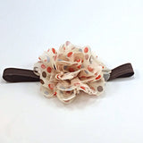 Cream Polka Dot Headband
