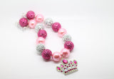 Princess Necklace- Pink and Hot Pink
