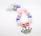 Princess Necklace- Pink and Purple