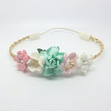 Valentina-Pink, Mint, and Ivory Headband