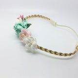 Valentina-Pink, Mint, and Ivory Headband