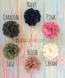 Brynn- Pink Burlap Headband