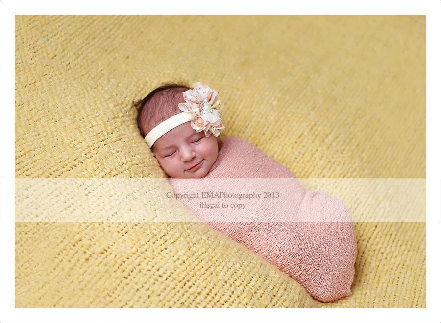 Penelope- Floral Flower with Pearl
