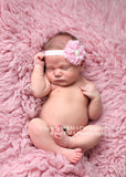 Nicole- Pink Lace Flower