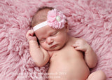 Nicole- Pink Lace Flower