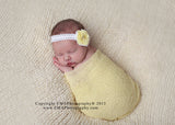 Camilla- Yellow and White Headband