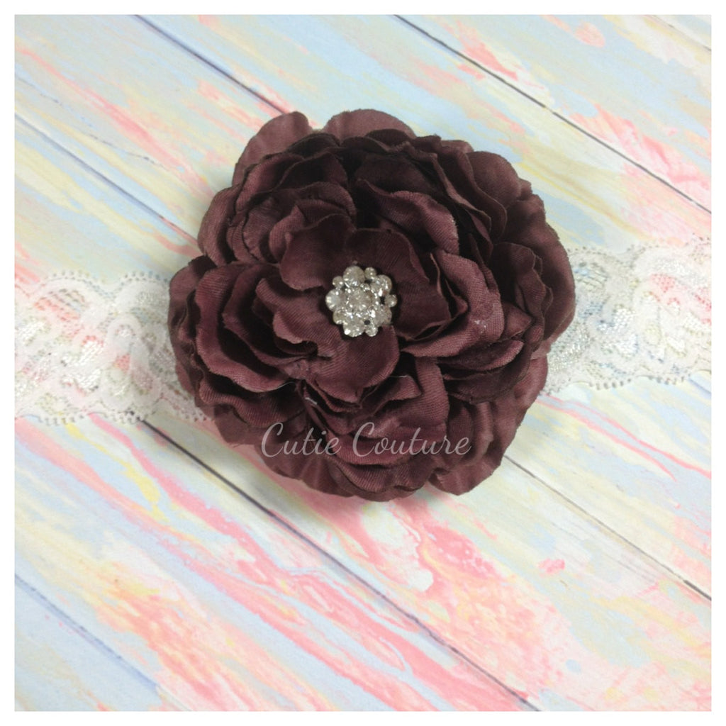 Samantha- Brown Headband