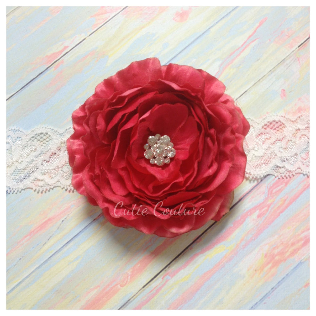 Samantha- Red Headband