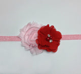 Camilla- Red and  Pink Headband