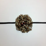 Cammie- Leopard Headband or Clip
