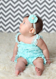 Nicole- Aqua Lace Flower