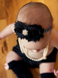 Jasmin- Black headband