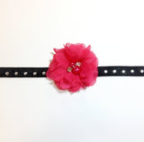 Cammie- Hot Pink Headband or Clip