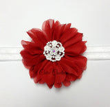 Luciana- with white flower center