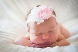 Camilla- White and Pink Headband