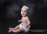 Jasmin- White Headband with Pearl