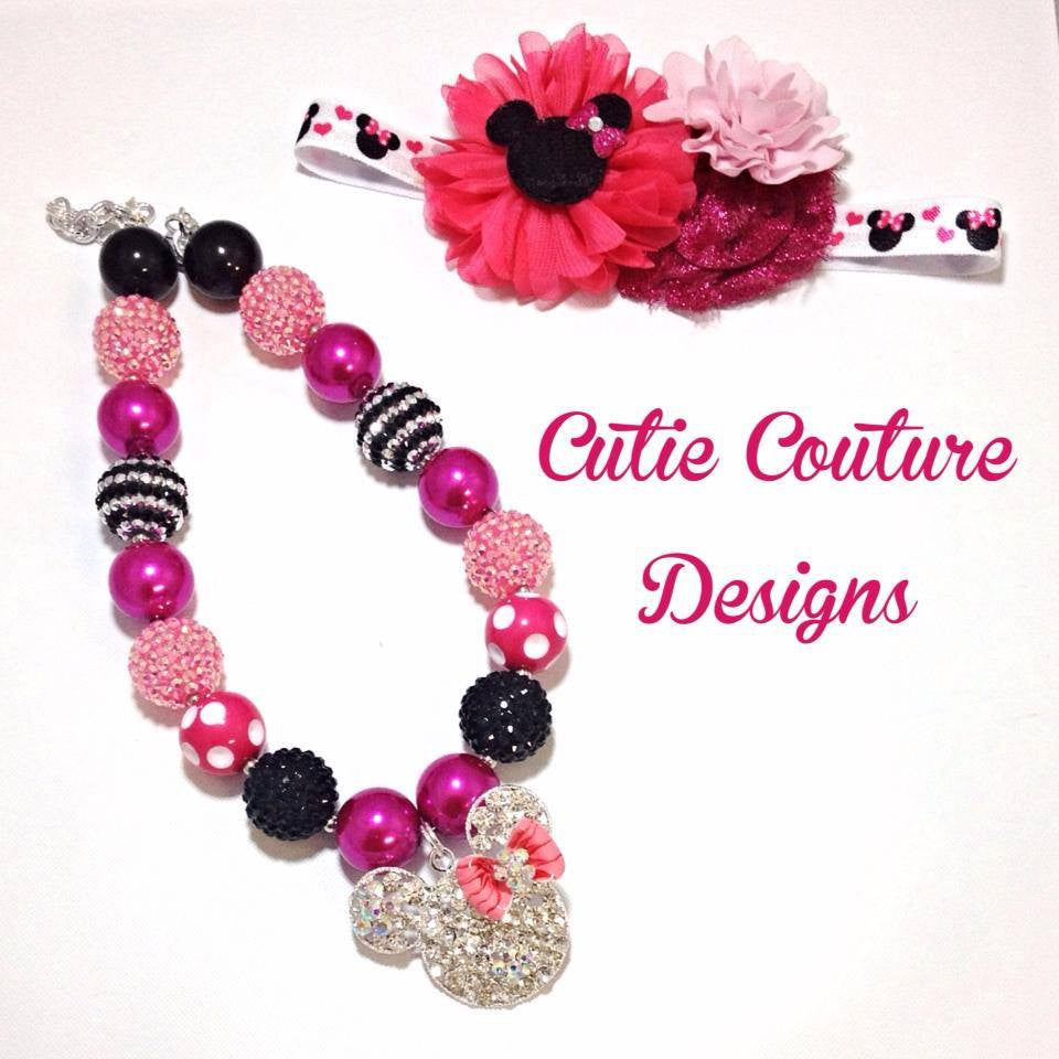 Minnie Necklace- Pink