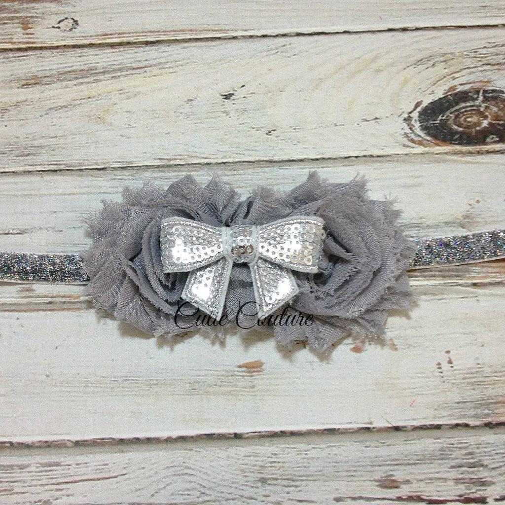 Jasmin- Silver Headband