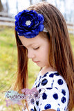 Samantha- Navy Headband