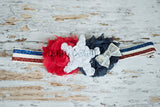 Jasmin- 4th of July Headband