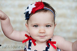 Jasmin- 4th of July Headband