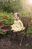 Luciana- Navy Headband with Pearl